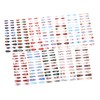 Minkissy 288pcs Christmas Fake Nail Tips for Women Manicure Decoration