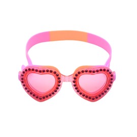 Suillty Cute Cartoon Heart Shape Swim Goggles No Leakage Anti-Fog UV Protection Swimming Glasses for Children Boys Girls