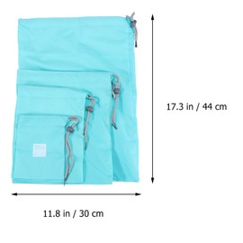 8 Pcs Waterproof Nylon Drawstring Bags for Travel, Sports, Storage - Assorted Colors, Lightweight and Durable, Ideal for Shoes, Accessories, and More