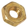 Hillman 1109 Brass Hex Nut 8-32 in. 48-Pack