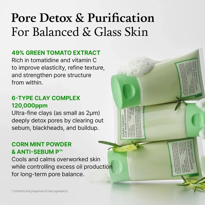 Mascarilla limpiadora Fully Green Tomato Clay Mask 120 mL Doble