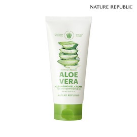 Nature Republic Soothing &amp; Moisture Aloe Vera Cleansing Gel Cream, single option NE0714 / 네이처리퍼블릭 수딩 앤 모이스처 알로에베라 클렌징 젤 크림, 단일옵션 NE0714