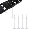 Runfarr Loading Ramp Support Legs,2 Pair Adjustable Ramp Support Bracket