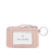 Vera Bradley Zip ID Case Wallet, Rose Quartz, Rose Quartz,