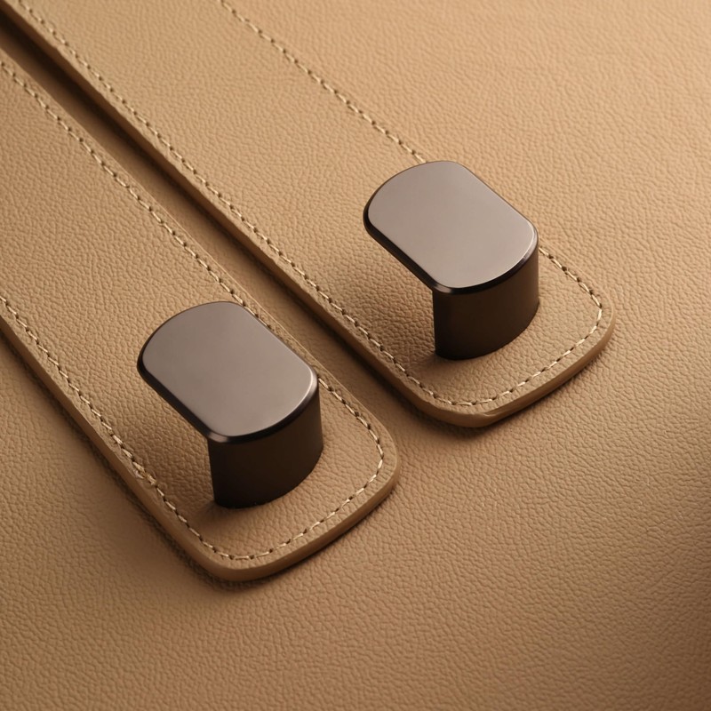 Jayanes Genuine Leather Car Purse Hook - Flexible Car Seat