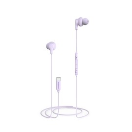 THOMSON Earphones Intra-AUR, Micro., Protect, Anti-Scrink Protection, USB-C, Purple