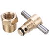 4pcs 1/4" NPT Brass Drain Valve Air Compressor Tank Replacement