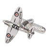 Spitfire Fighter Plane Cufflinks with Roundel Presented in GS Cufflink