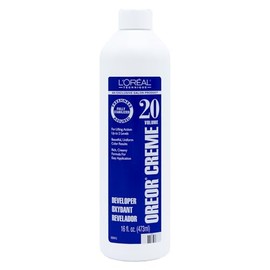 L'Oreal Paris, Oreor 20Volume Creme Developer, blanco/azul, 16 fl oz