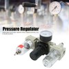 Air Oil Water Separator Triplet Automatic Drainage Pressure Regulator Aluminum