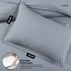 LYMA Bedding Pillow Cases 2 Pack, Ultra Soft Breathable Housewife