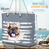 VOID XXL Beach Bag French Bulldog Shopper Bag 58 x