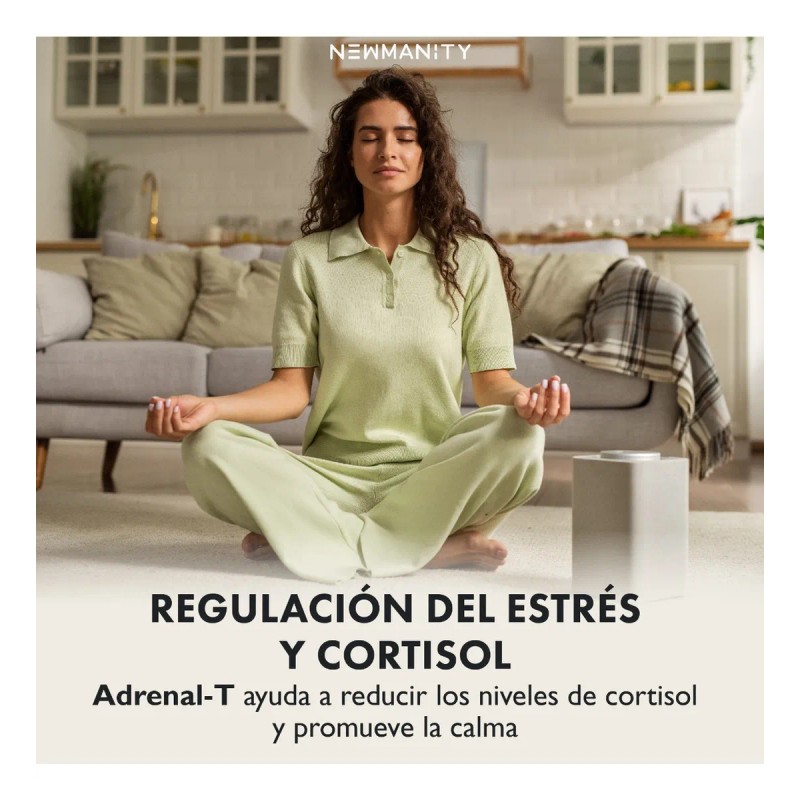 Adrenal-t Manejo De Stress Y Cortisol Magnesio Y Adaptogenos Sin