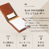 BLUE SINCERE Rodica Cover No11 Leather Vertical Notepad Pen Holder