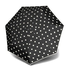 Knirps T.020 Pocket Umbrella 19.5 cm, Dot art black.