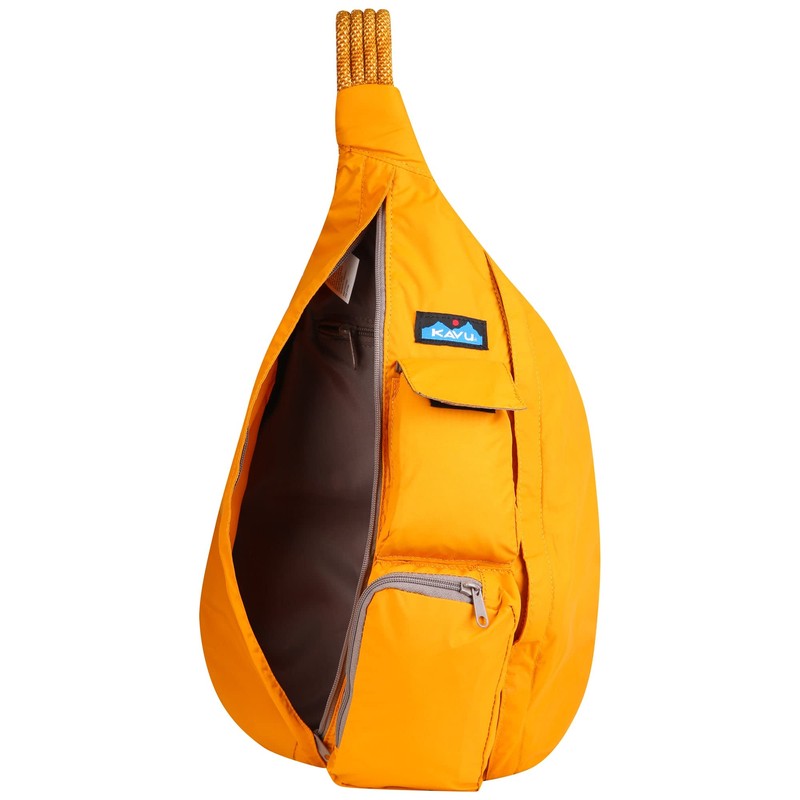 KAVU Original Rope Sack Sling Crossbody Backpack - Amber