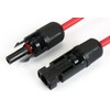 TEMCo 50ft 10 AWG Red Solar Panel Extension Cable with