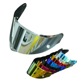 AGV Pista Corsa Gprr Visor Commpatible with for Day and Night Use (Electroplated silver)
