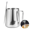 CAPACITEA Stainless Steel Milk Frothing Jug, 350ml 12fl.oz Milk Pitcher