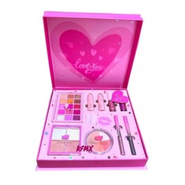 KFMX Caja Mágica Maquillaje Rubor Gloss Labial Regalo Cosméticos