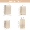 Lxoraziy Set of 4 Compression Packing Cubes, Ultra Lightweight Expandable