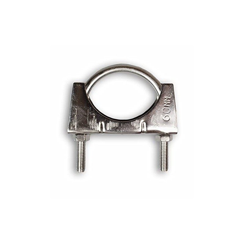 Exhaust Stainless Steel V2A Bracket Clamp U-Bolt Clamp M8 x
