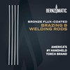 Bernzomatic WB5 Bronze Flux Coated Brazing/Welding Rod, 4Piece
