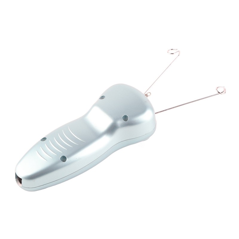Electric Facial Cotton Threading Epilator Rechargeable Cordless LED Lighting Threading
