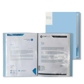 60-Pocket Binder with Plastic Sleeves 8.5x11, Document Organizer,Displays 120-Page Documents,Certificates, Important Papers,Art Portfolio Folder with Clear Sheet Protectors