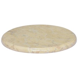 CHARMMA Table Top Cream Marble Small Durable Cream Marble Table Top,Table Tops-149189