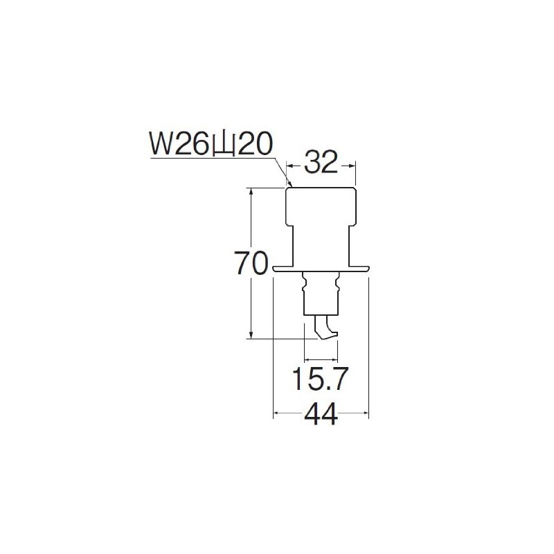 Sanei Faucet [Washing Machine Valve Installation Hardware] Washing Machine Nipple