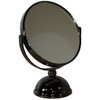 Ore International Ore International 8.5" Black Chrome X3 Magnify Mirror,