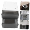 Operitacx Box Double Storage Box Desk Drawer Drawer Compartment Under