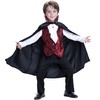 Kids Vampire Costume - Boys Scary Gothic Vampire Costume Outfit