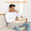 Reading Pillow Couch Lap Desk for Gaming, Memory Foam Arm