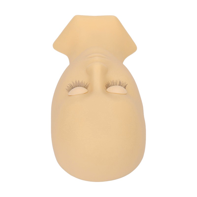 Eyelash Mannequin Head High Simulation Elastic Washable Soft Silicone Makeup
