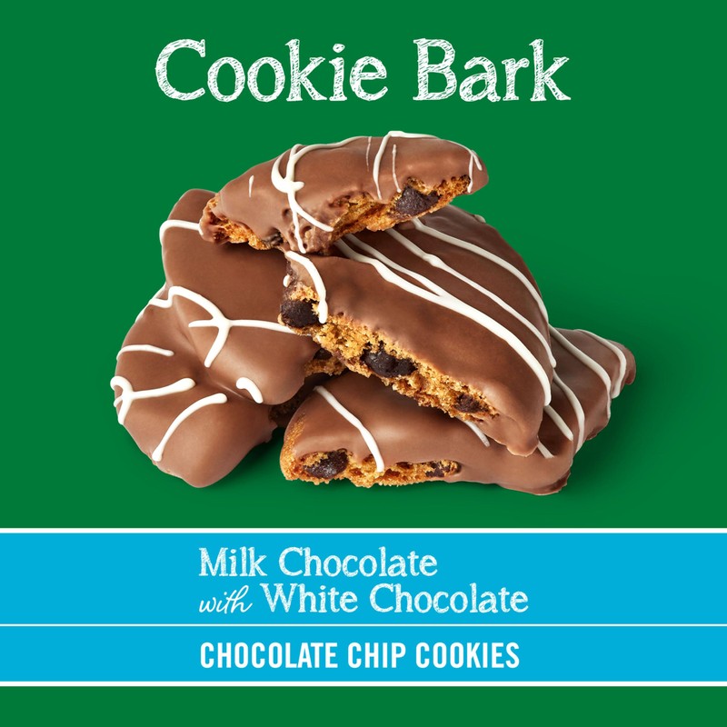 Tate's Bake Shop Cookie Bark, Chocolate Chip Cookies in Milk