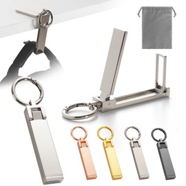 Bag Hanger, No Installation Required, Load Capacity 39.7 lbs (18 kg), Bag, Hook, Large Size, Bag Hanger, Nickel Color