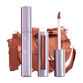 Runway Rogue Silk Glam Liquid Lipstick, Long Wear Frosted Rich Golden-Bronze Lipstick, ‘Film Noir’