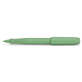Kaweco Perkeo Jungle Green Rollerball Pen I Plastic Gel Ballpoint Pen in Green I Beginner Ballpoint Pen with Ergonomic Grip for School I 14 g Rollerball Pen with 0.7 mm Lead I Gel Roller Ball Pen 15.5
