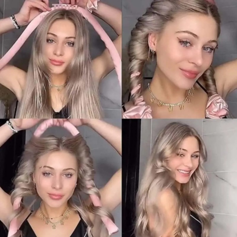 Rizadores De Pelo Sin Calor Para Cabello Largo Para Dormir