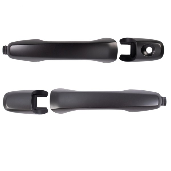 TRQ Left and Right Exterior Door Handle Set Drivers Side