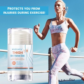 KUIRUNRX® Anti Chafing Stick, 2 Pieces Anti Friction Thigh Cream, Anti Wound Rubbing Stick for Running Thigh Rubbing and Forearm Heel Protection