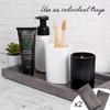 Hidden Haven - 2 Tier Bathroom Countertop Organizer Lightly Lacquered
