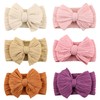 NUARTNOS Baby Nylon Headbands Soft Hair Bow Elastics Hairbands Accessories