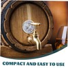 CAXUSD Professional High Precision Stainless Steel Wine Thermometer for Winemaking