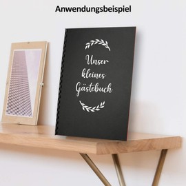 30 x bookbinding cardboard, DIN A3, black, thickness: 1.0 mm, weight: 670 g/m²