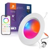 DUSKTEC Smart Recessed Lighting 6 Inch - RGBCW Color Changing
