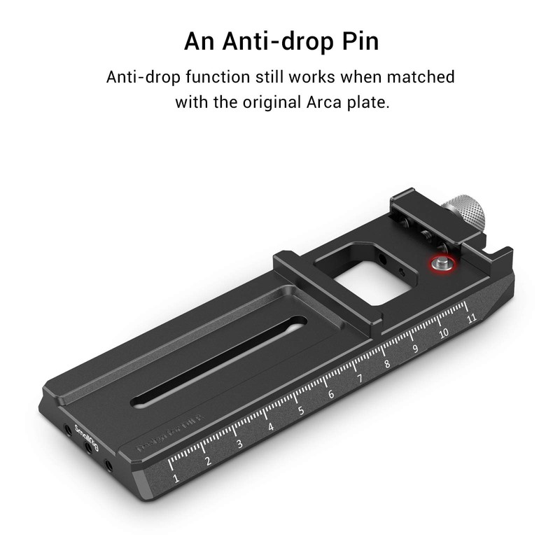 SMALLRIG Camera Quick Release Plate Adapter for Arca-Swiss for DJI