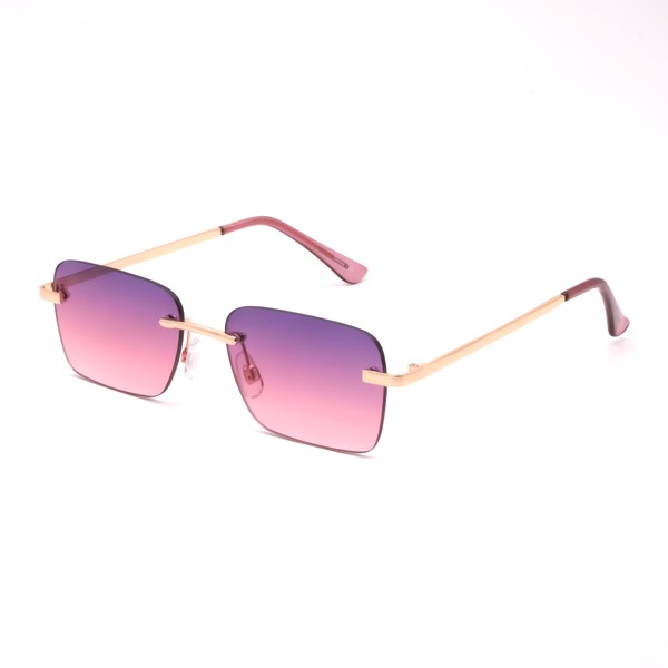 ENUFF Ezra Rose Square Sunglasses For Men and Women